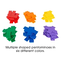 Toy Time 72 Piece Rainbow Pentominoes