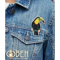 Oven Badge - Toucan Cross Stitch Kit