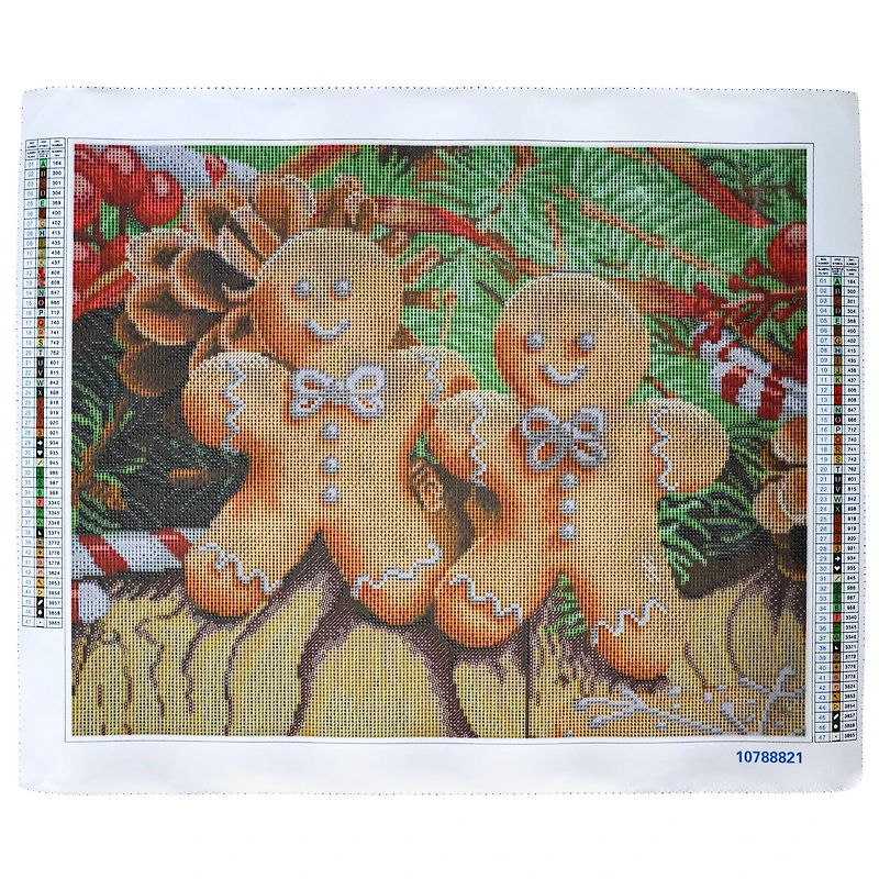 16" x 20" Gingerbread Diamond Art Kit by Make Market®