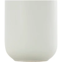 CosmoLiving by Cosmopolitan 14" White with Gold Melting Drips Ceramic Vase