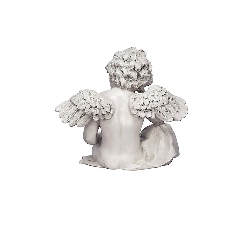 Design Toscano® 13" Mourning Mortality Sitting Cherub Sculpture