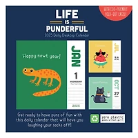 TF Publishing 2025 Puns of Fun Daily Desktop Calendar