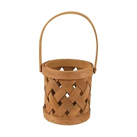 5.25" Natural Brown Cylinder Chipwood Basket by Ashland®