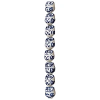 Blue Owl Ceramic Beads, 16mm by Bead Landing™