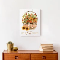 Let's Fall In Love Canvas Wall Art