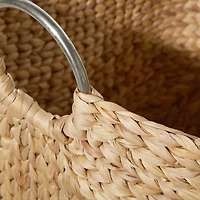 Large Brown Seagrass Contemporary Storage Basket