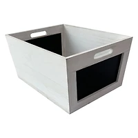 Large White Crate with Chalkboard by Ashland®
