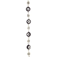 Rhodium Antique Metal Evil Eye Beads by Bead Landing™