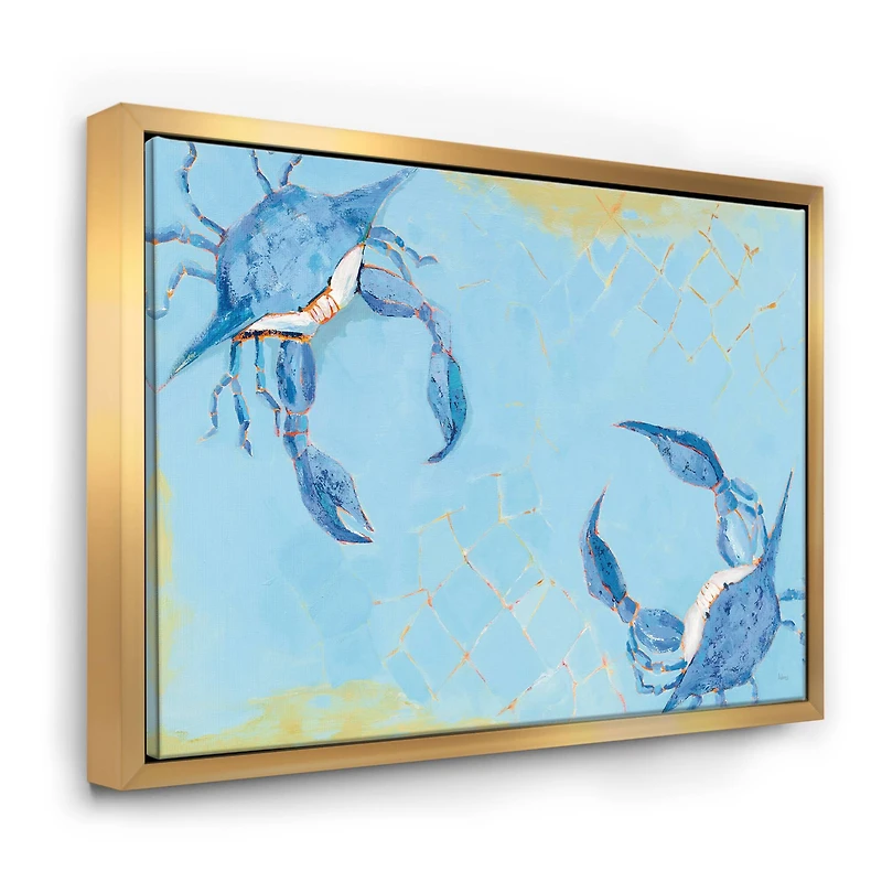 Designart - Blue Coastal crab Battle