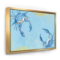 Designart - Blue Coastal crab Battle