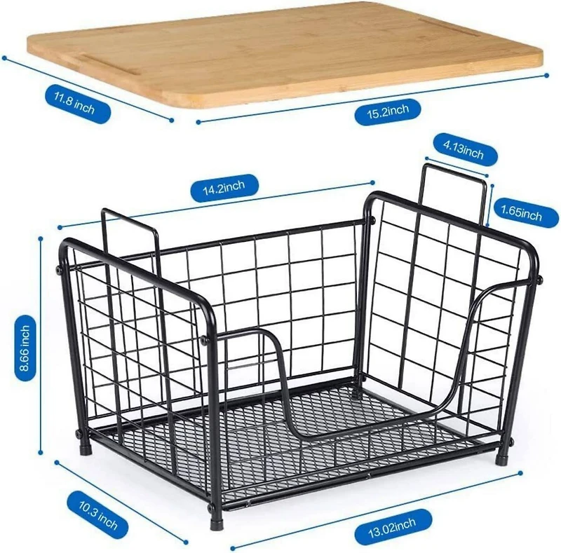 NEX™ 14" Organizer Bin with Bamboo Lid