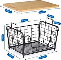 NEX™ 14" Organizer Bin with Bamboo Lid