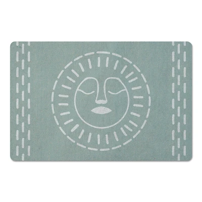 Sun Face Floor Mat, 27" x 1 8"