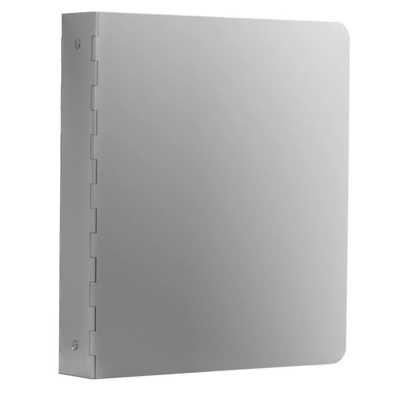 JAM Paper 1.5" Silver Aluminum 3-Ring Binder