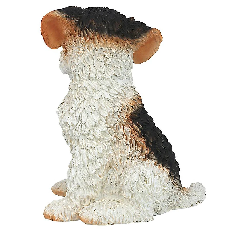 Design Toscano 9" Fox Terrier Puppy Dog Statue