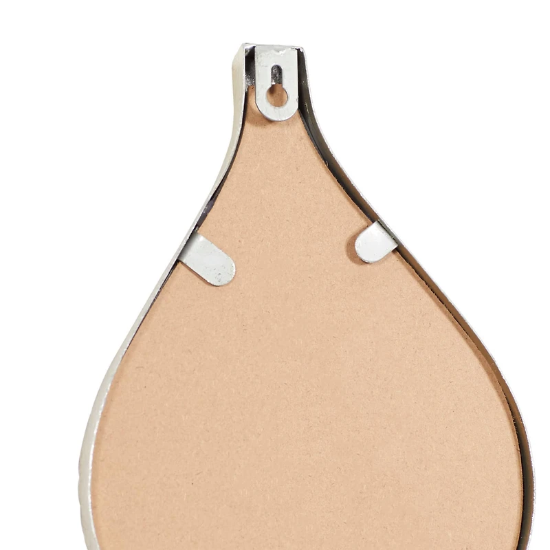 59" Silver Vintage Metal Wall Mirror