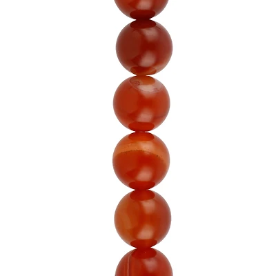 Red Dyed Stripe Agate Round Beads, 10mm by Bead Landing™