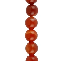 Red Dyed Stripe Agate Round Beads, 10mm by Bead Landing™