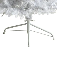 6ft. Pre-Lit White Artificial Christmas Tree, Warm White LED Lights