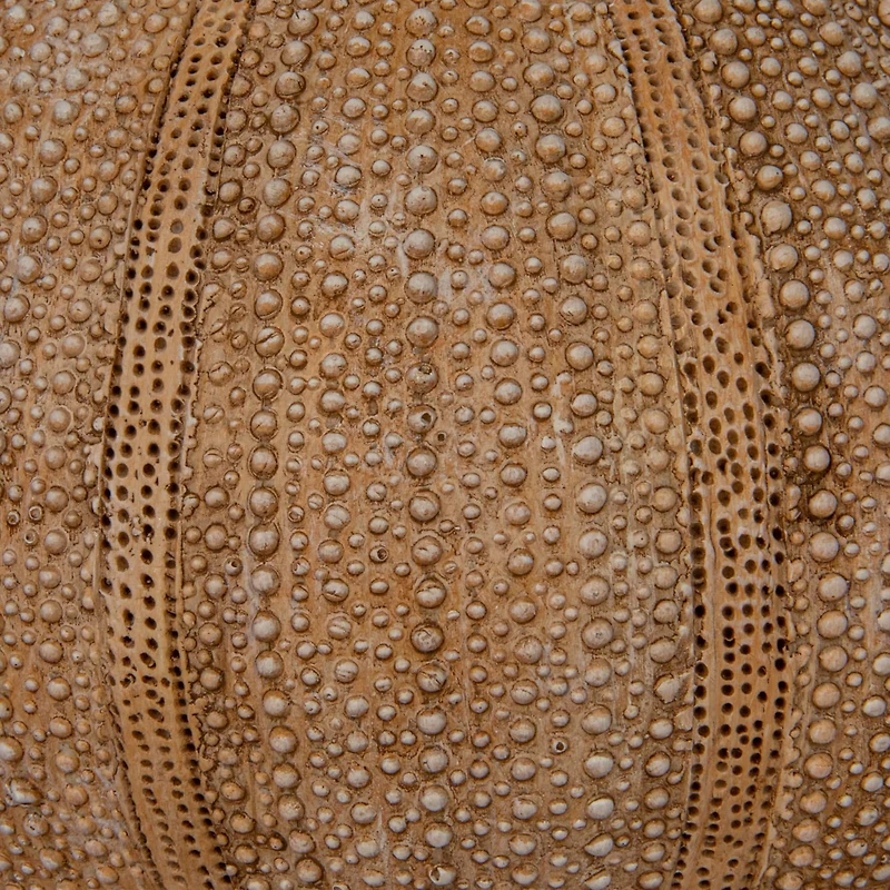 Hello Honey® 18.5" Beige Stacked Sea Urchin Table Lamp with Linen Shade, 2ct.