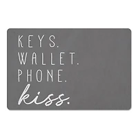 Keys Wallet Phone Kiss 18" x 27" Floor Mat