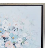 Blue Polystone French Country Framed Wall Art