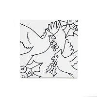 5" x 5" Christmas Cardinals Canvas Painting Kit by Artist's Loft™