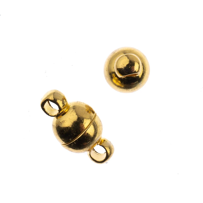 John Bead Must Have Findings 6mm Round Magnetic Clasps