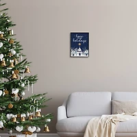 Stupell Industries Home For The Holidays Night Sky Framed Giclee Art