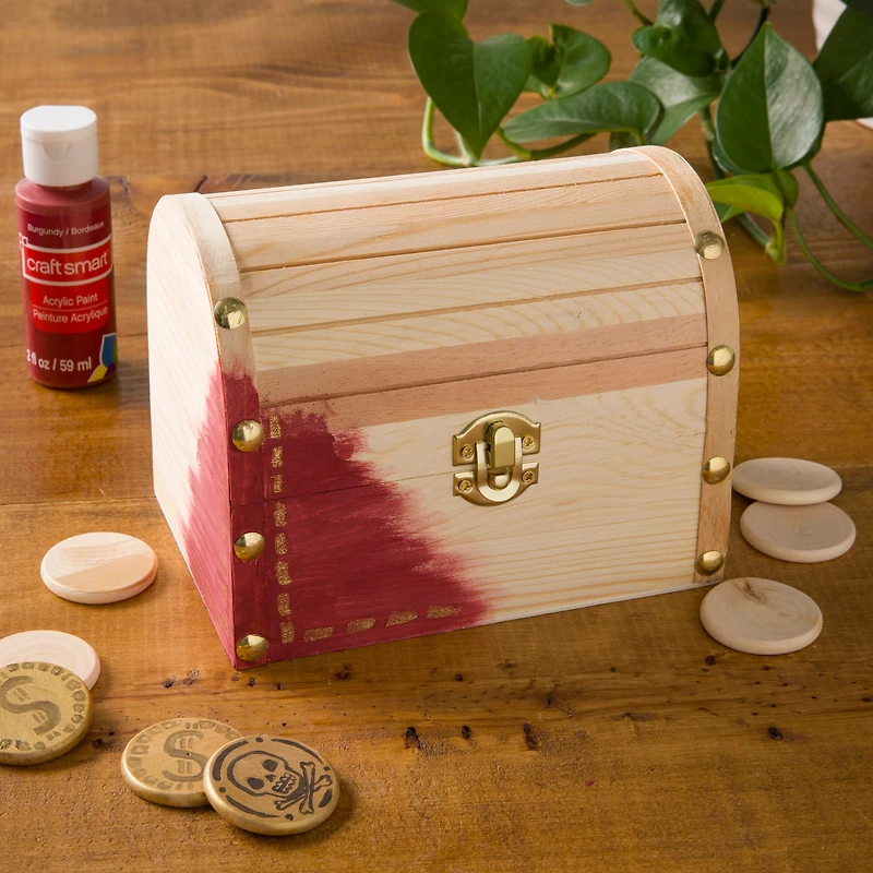 8 Pack: 6.5" Wood Domed Box by Make Market®