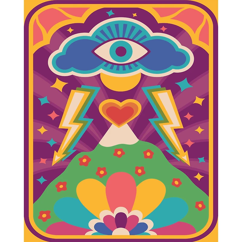 8" x 10" Groovy Mystique Paint-by-Number Kit by Artist's Loft®