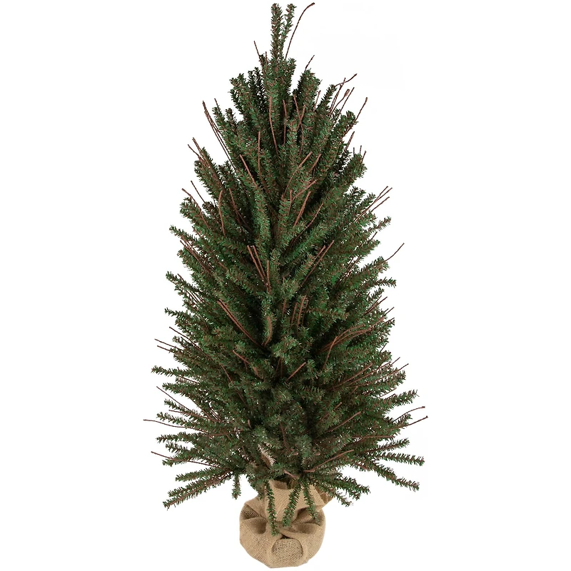 3ft. Unlit Green & Brown Warsaw Twig Artificial Christmas Tree