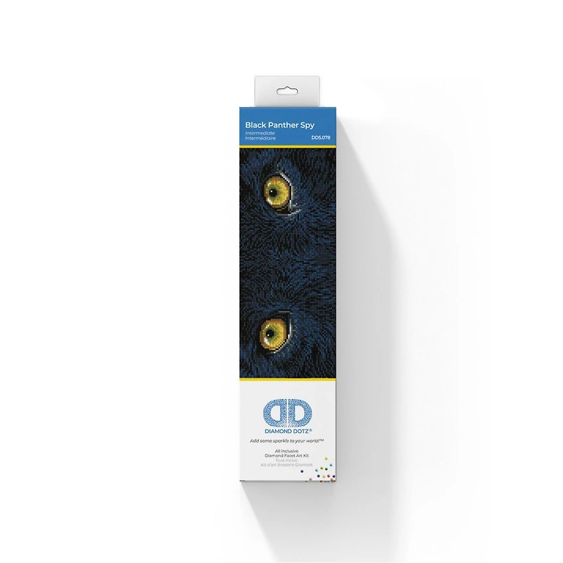 Diamond Dotz® Intermediate Black Panther Spy Diamond Painting Kit