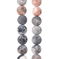 Pink & Purple Zebra Agate Round Beads, 10mm by Bead Landing™