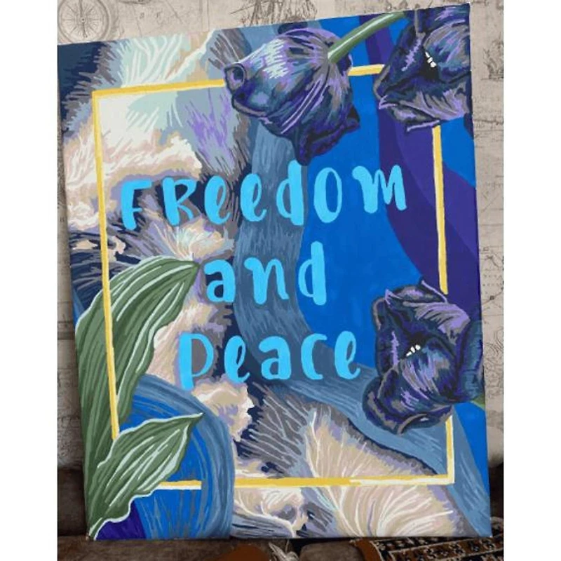 Crafting Spark Freedom & Peace Painting by Numbers Kit