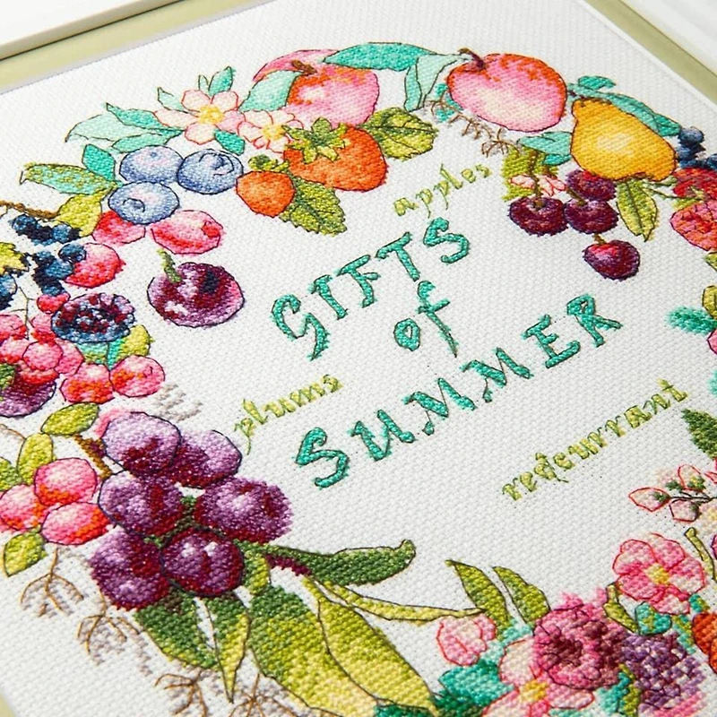 Charivna Mit Cross Stitch Kit Berry Fresh
