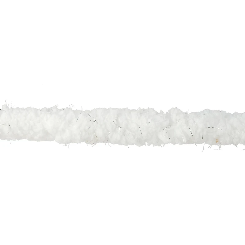5/8" White & Silver Faux Fur Trim by Celebrate It®