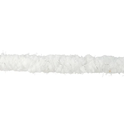 5/8" White & Silver Faux Fur Trim by Celebrate It®