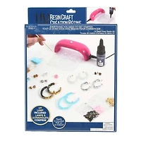 Blue Moon Studio™ UV Resin Craft Hoop Earring Starter Kit