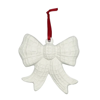 4.5" DIY Ceramic 3D Bow Ornament by Make Market®