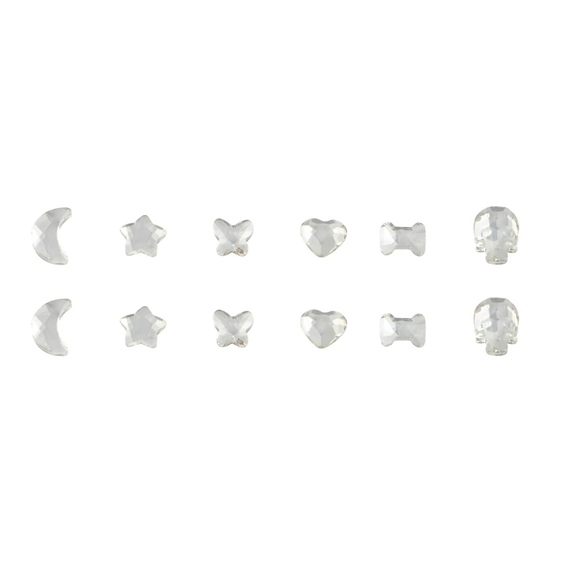 Mixed Shapes Glass Flatback Rhinestones by Bead Landing