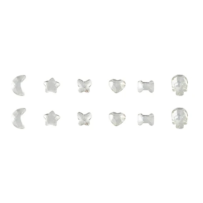 Mixed Shapes Glass Flatback Rhinestones by Bead Landing
