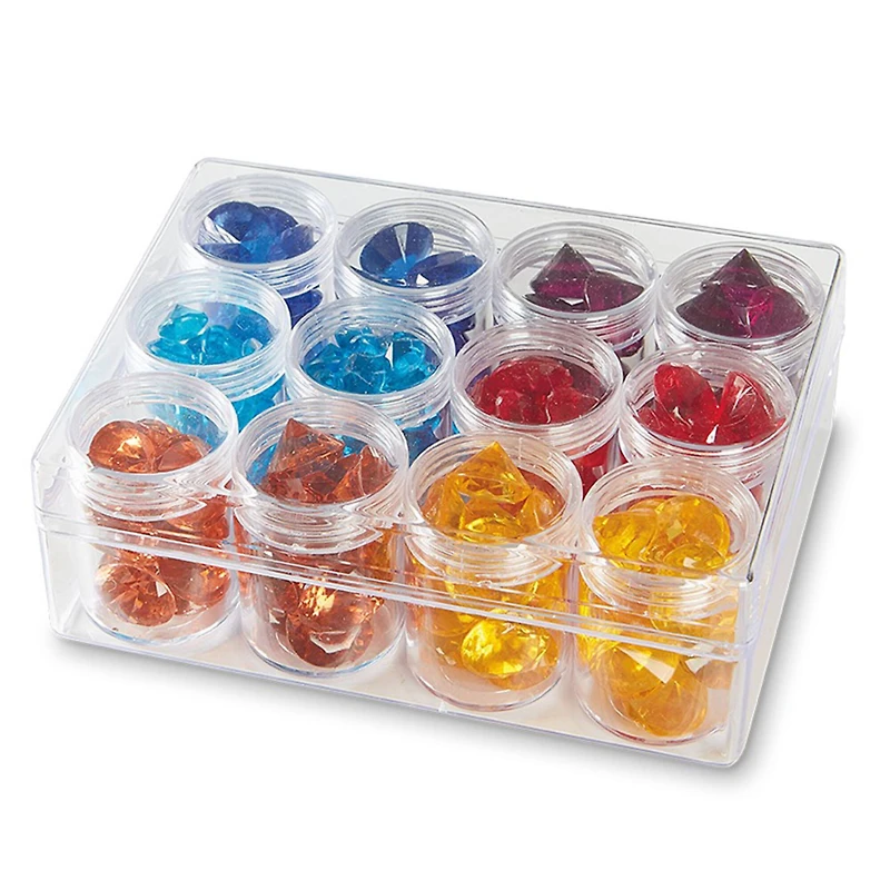 12 Pack: 12 Jar Bead Organizer by Bead Landing™