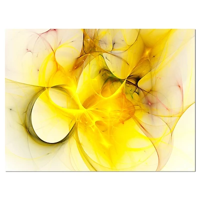 Designart - Light Yellow Nebula Star