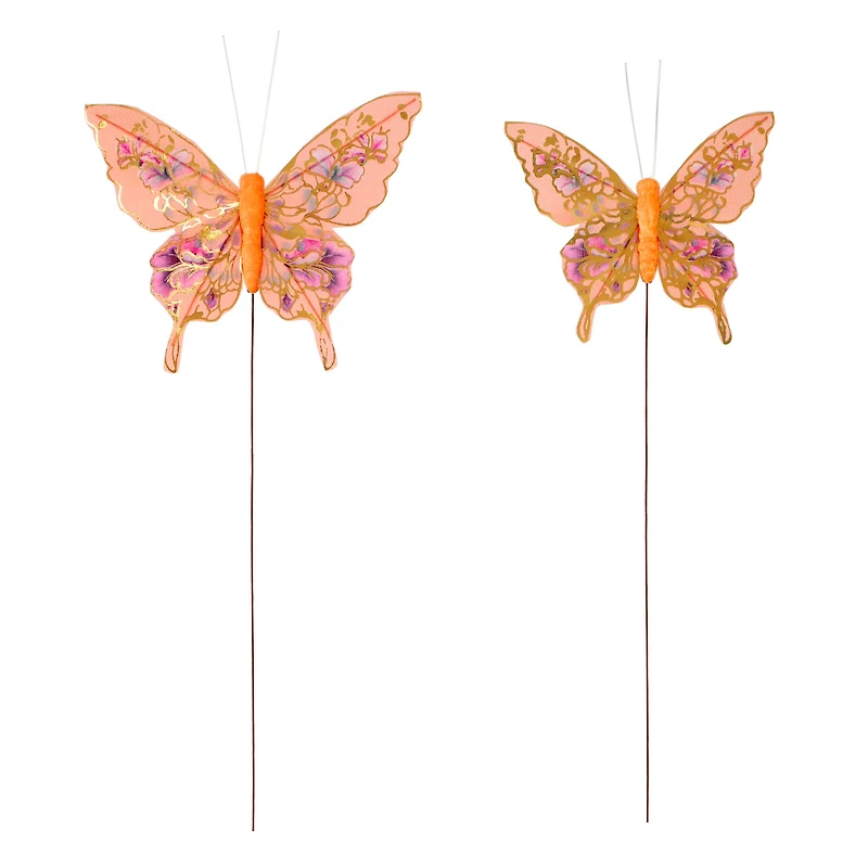 Decorative Fabric Butterfly Accents