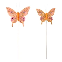 Decorative Fabric Butterfly Accents