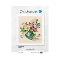 RTO Tender Briar Flowers Cross Stitch Kit