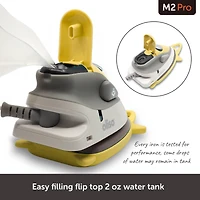 oliso M2Pro Butterscotch Mini Project Iron with Solemate™ Silicone Trivet