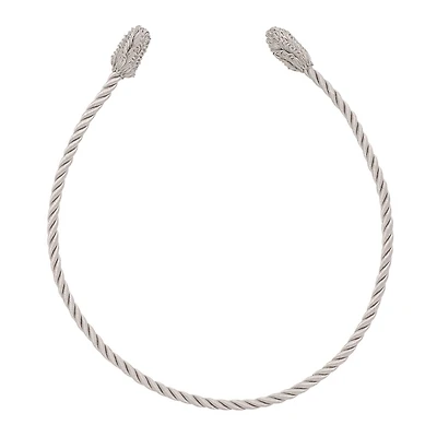 Haute Decor 20" Silver Decorative Twist Ties, 6ct.