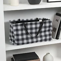 Household Essentials Krush® Black & White Canvas Utility Tote